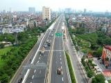 Thông xe 6 ram lên xuống cầu cạn Mai Dịch - Nam Thăng Long