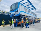 Thêm hai đoàn tàu tuyến metro Bến Thành- Suối Tiên sắp về đến TP.HCM