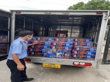 Tây Ninh: Phát hiện xe tải vận chuyển 300 thùng bia nhập lậu