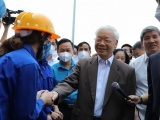 Tổng Bí thư Nguyễn Phú Trọng thăm Công ty cổ phần than Vàng Danh
