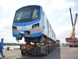 TP.HCM: Hai đoàn tàu cuối cùng của tuyến metro số 1 cập cảng Khánh Hội