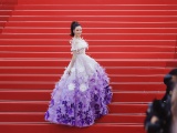 'Thiên Di' Lý Nhã Kỳ hóa công chúa trên thảm đỏ Cannes