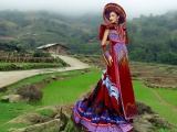 Ấn tượng với trang phục dân tộc dự thi Miss Global 2022 của Đoàn Hồng Trang