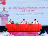 Nghệ An: Khai mạc kỳ họp thứ 7 HĐND tỉnh Nghệ An khóa XVIII