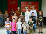 Hoa hậu Ngô Ngọc Gia Hân dành 100 triệu mua xe đạp tặng cho trẻ em nghèo