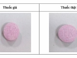 Bộ Y tế cảnh báo về 4 lô thuốc Ophazidon bị làm giả
