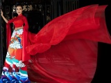 Người đẹp Đỗ Ngọc Hà diện áo dài quảng bá du lịch Quảng Ngãi
