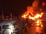 Quảng Nam: Làm rõ nguyên nhân cháy hàng loạt ca-nô tại bến Cửa Đại