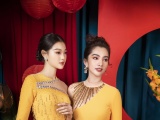 Hai cô gái từng gây tiếc nuối ở Hoa hậu Việt Nam cùng diện áo dài, tỏa sắc rạng ngời