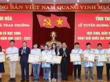 Thanh Hóa: Tổ chức tuyên dương các học sinh và giáo viên đạt thành tích cao trong kỳ thi THPT quốc gia