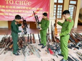 Hà Tĩnh: Tiêu hủy hơn 230 khẩu súng và công cụ hỗ trợ