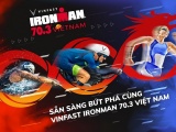Vinfast là đối tác danh hiệu của Vinfast Ironman 70.3 Việt Nam 2023