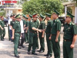 Đại tướng  Phan Văn Giang làm việc tại Hà Tĩnh