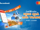 Săn E-Voucher Shopee khi chi tiêu trực tuyến qua thẻ thanh toán Sacombank Mastercard