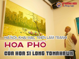 Hà Nội: Khai mạc triển lãm tranh 'Hoa phố' của họa sĩ Long Tomahawk