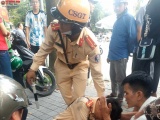 Thanh Hóa: Một đại úy CSGT bị quái xế tông trọng thương