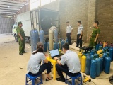 Thu giữ lượng lớn bình chứa khí N2O tại Thái Nguyên