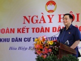 Chủ tịch Quốc hội Vương Đình Huệ dự Ngày hội đại đoàn kết toàn dân tộc tại Đà Nẵng