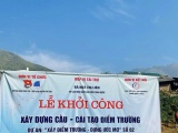 Khởi công dự án “Xây điểm trường - dựng ước mơ” số 2 tại bản Suối Ngang, xã Quang Huy, Phù Yên, Sơn La
