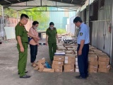Hà Nội: Tạm giữ hơn 1 tấn chân giò lợn nghi nhập lậu