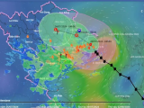 Dự báo thời tiết ngày 23/7: Bão số 2 tiến sát Quảng Ninh - Hải Phòng, Bắc Bộ mưa to 
