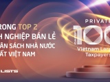 PNJ được xếp trong top 2 doanh nghiệp bán lẻ nộp ngân sách lớn nhất 