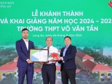 Khánh thành trường THPT Võ Văn Tần quy mô 100 tỷ do VPBank tài trợ tại Long An