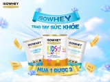 Trao yêu thương, gửi sức khỏe – Isowhey ưu đãi 'Mua 1 Được 3'