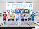 8 đội bóng tham gia Giải bóng đá sinh viên Đại học Quốc gia TPHCM - THACO CUP 2024