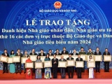 Tôn vinh các nhà giáo tiêu biểu năm 2024