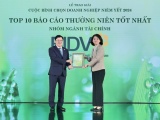 BIDV nhận giải thưởng “Top 10 Báo cáo thường niên tốt nhất – Nhóm ngành tài chính”