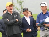 Huyền thoại “Cá mập trắng” Greg Norman khảo sát sân golf T&T Văn Lang Empire chuẩn bị cho trải nghiệm 18 hố