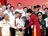 Tổng Bí thư gặp mặt cán bộ lão thành cách mạng, gia đình chính sách tiêu biểu miền Nam