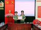 Công an tỉnh Nam Định khen thưởng, giao nhiệm vụ cho nữ Đại uý tham gia lực lượng GGHB LHQ