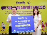 Vinamilk và Quỹ sữa dành tặng 500.000 hộp sữa đến trẻ em nhân dịp 50 năm thống nhất đất nước