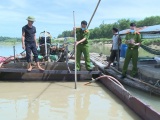 Thanh Hoá: Tổng kiểm soát các phương tiện bơm hút, vận chuyển cát, sỏi đường thủy