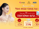 Mùa yêu rực rỡ, DOJI và Thế Giới Kim Cương ưu đãi lớn cho combo trang sức cưới 