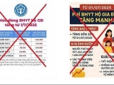 Thông tin tăng mức đóng BHYT từ ngày 1/7/2025 là chưa chính xác