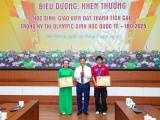 Hải Phòng thưởng 400 triệu đồng cho học sinh đoạt huy chương Bạc Olympic Sinh học 