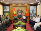 Bộ Trưởng Bộ Công an làm việc với tỉnh ủy Thanh Hóa