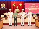 Công an Hải Phòng điều động, bổ nhiệm 3 lãnh đạo cấp trưởng phòng