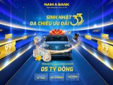 33 năm Nam A Bank: Hoàn tiền mỗi ngày, cơ hội trúng xe honda CR-V Hybrid