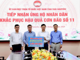 Quảng Ninh tiếp tục hỗ trợ 5 tỉnh miền núi phía Bắc 12 tỷ đồng khắc phục hậu quả thiên tai