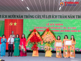 Trường Mầm non Đô Thị Sài Đồng kỷ niệm 43 năm Ngày Nhà giáo Việt Nam và đón nhận Huân chương Lao động hạng Ba