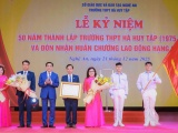 Nghệ An: Trường THPT Hà Huy Tập kỷ niệm 50 năm thành lập, đón nhận Huân chương Lao động hạng Nhất