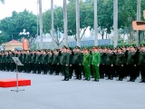 Công an tỉnh Ninh Bình tổ chức chào cờ tháng đầu tiên năm Dương lịch 2026
