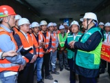 Thủ tướng kiểm tra dự án Metro Nhổn – Ga Hà Nội: Phấn đấu vận hành đoạn ngầm vào tháng 12/2027