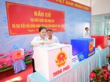 Trên 99,68% cử tri cả nước đi bỏ phiếu bầu cử đại biểu Quốc hội khóa XVI và HĐND các cấp
