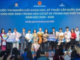 Học sinh Quảng Ninh xuất sắc giành 3 giải cuộc thi nghiên cứu khoa học, kỹ thuật cấp quốc gia