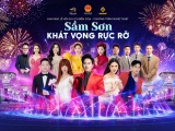 Bắn pháo hoa tại khai hội Sầm Sơn 